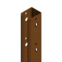 palo di testata in corten per vigneto 