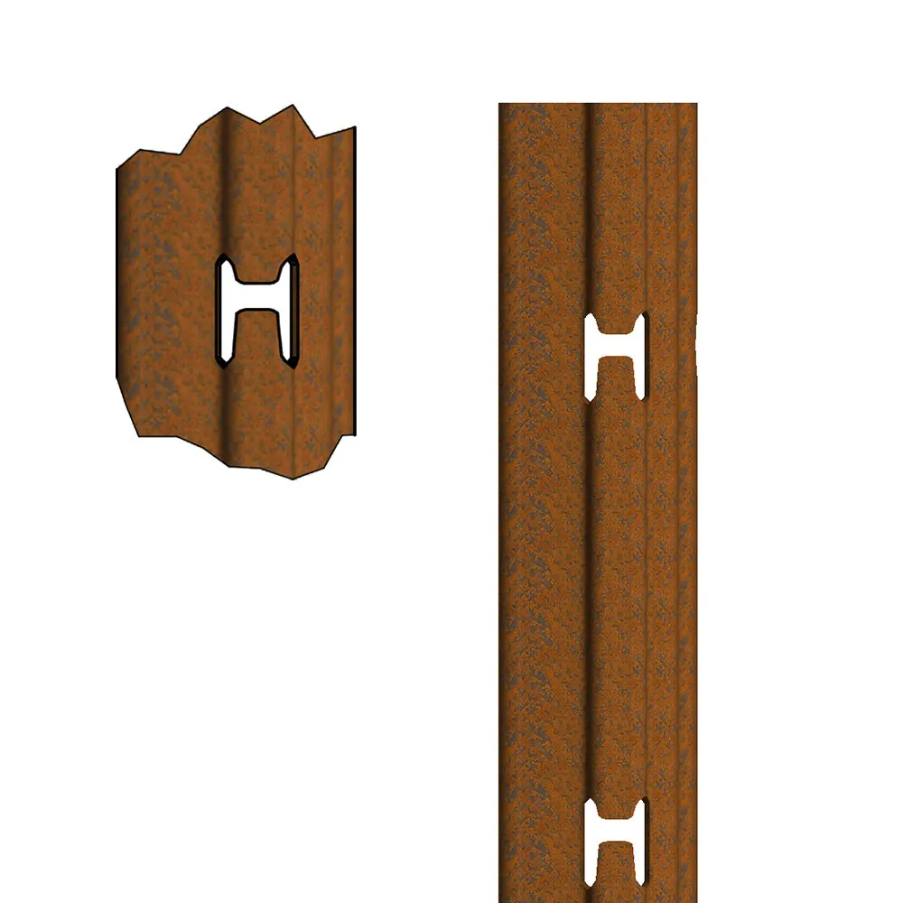 asola H palo per vigneto corten medium