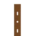 palo testata corten per vigneto 