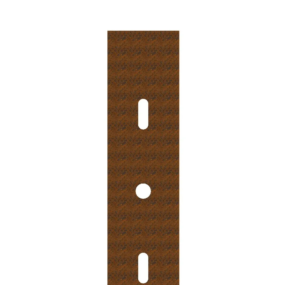 palo di testata in corten per vigneto